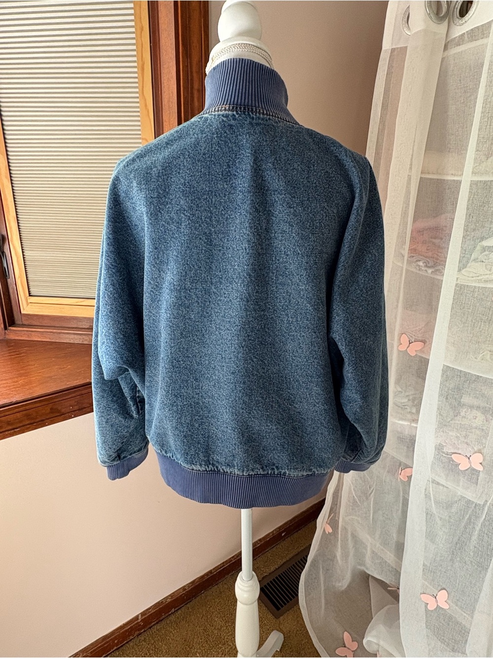 Paige Denim Jacket in Medium Wash - Picture 5 of 8